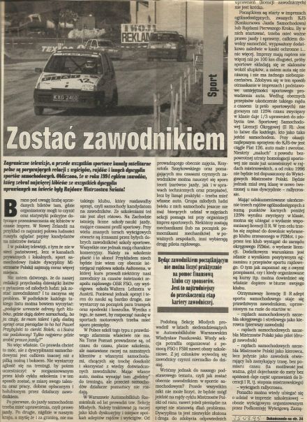 Zanim wystartujesz